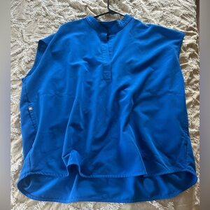 Figs royal blue scrub set